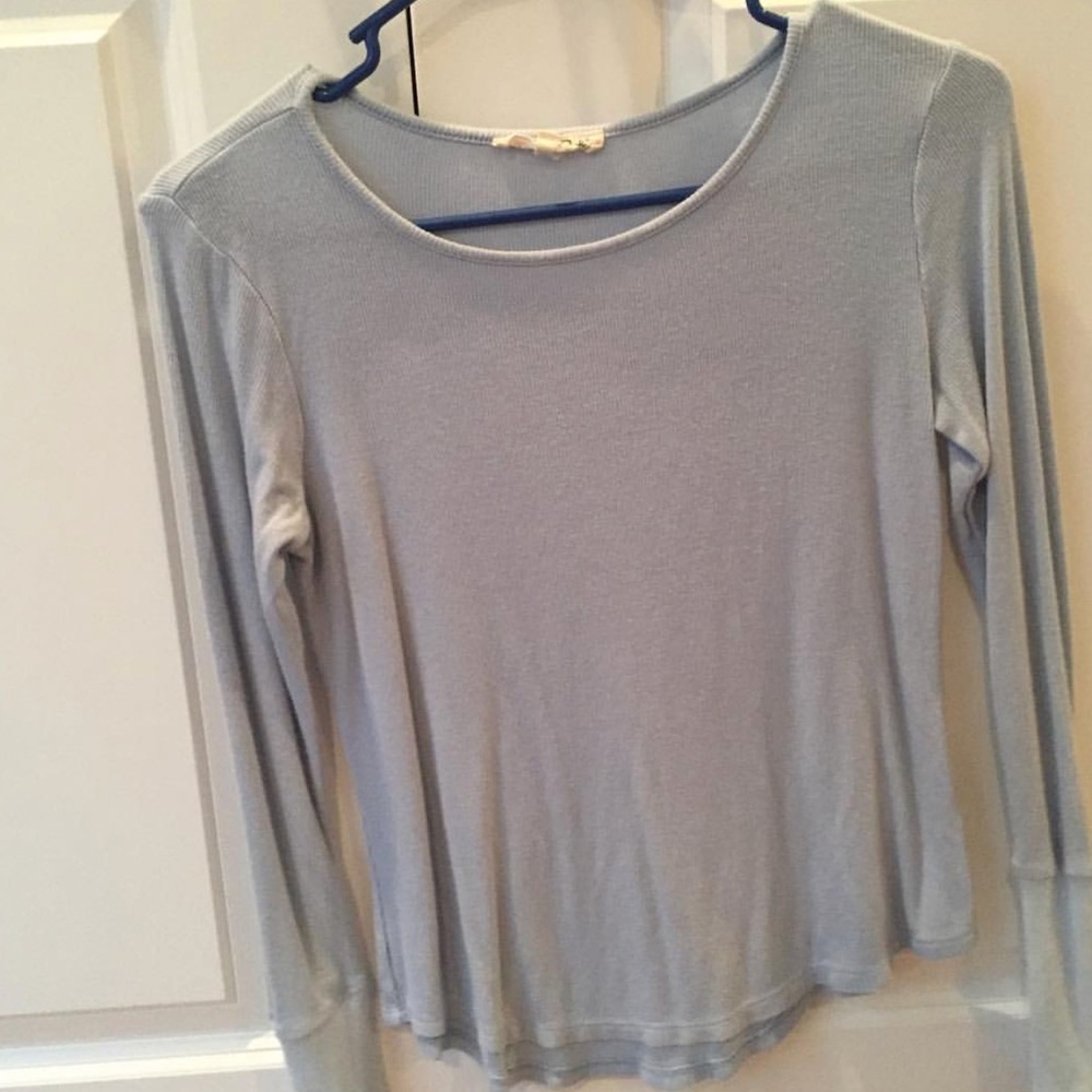 Baby Blue Long Sleeve Shirt